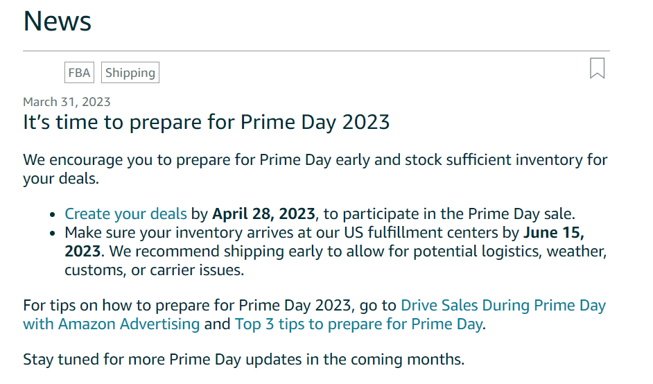 Prime Day 2023, Boost Your Sale