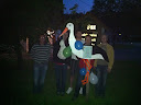 Storch aufstellen bei  Hansi und  Romana