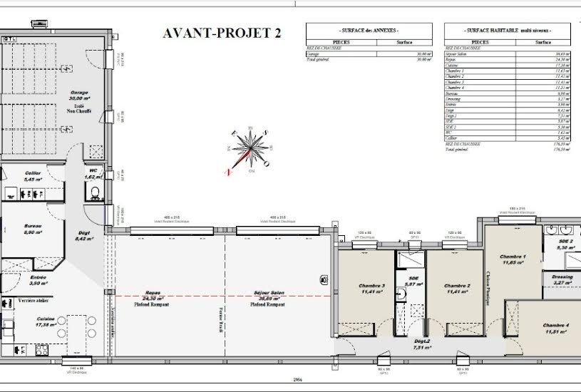  Vente Terrain + Maison - Terrain : 3 400m² - Maison : 170m² à Les Mathes (17570) 