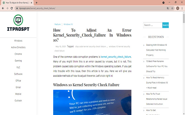 How to fix kernel security check failure