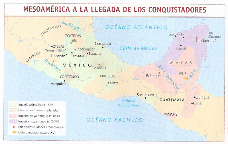 49 Mapa Conceptual De Los Mayas Incas Y Aztecas Images Nietma