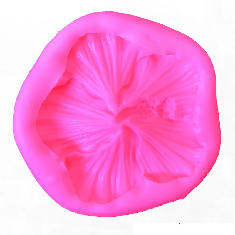 Title 1, Moule en silicone de fleur dhibiscus de simula...