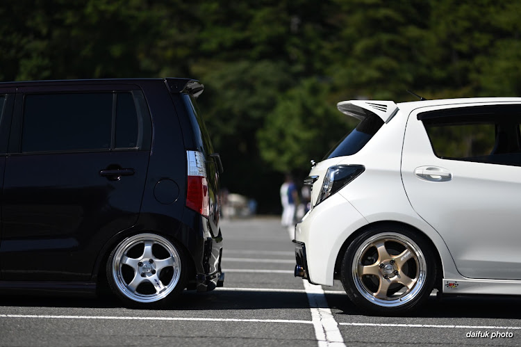 ヴィッツの岡山・鷲羽山・撮って頂き感謝・車好きの繋がりはイイネ👍・workwheelsに関するカスタム事例の投稿画像12枚目