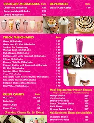 Falooda's & More menu 1