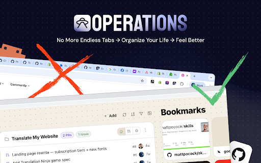 Operations: Command Center for Every New Tab screenshot 6