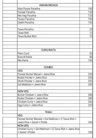 Shomils Food Corner menu 2