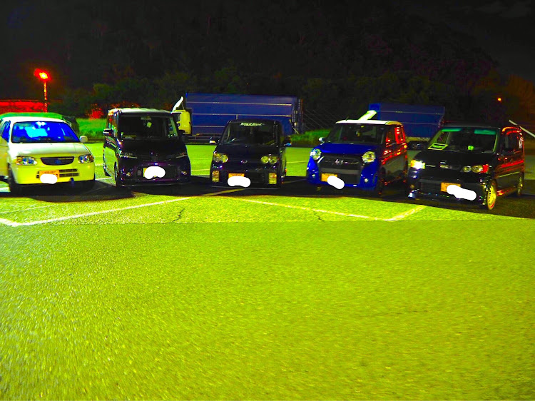 ムーヴカスタムのKing of Street C.C・軽ドレ・ナイトミーティング・浜名湖SA 下り・軽自動車限定に関するカスタム事例の投稿画像11枚目