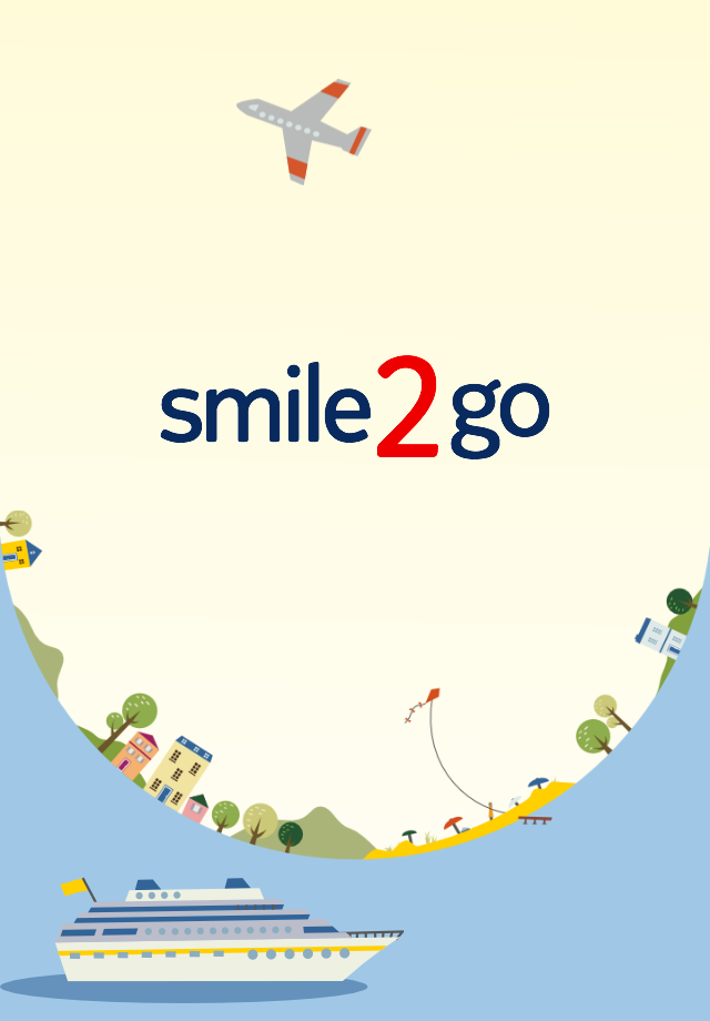 Android application smile2go screenshort