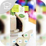 Cover Image of ดาวน์โหลด 渗透可爱雪糕主题 2.0 APK