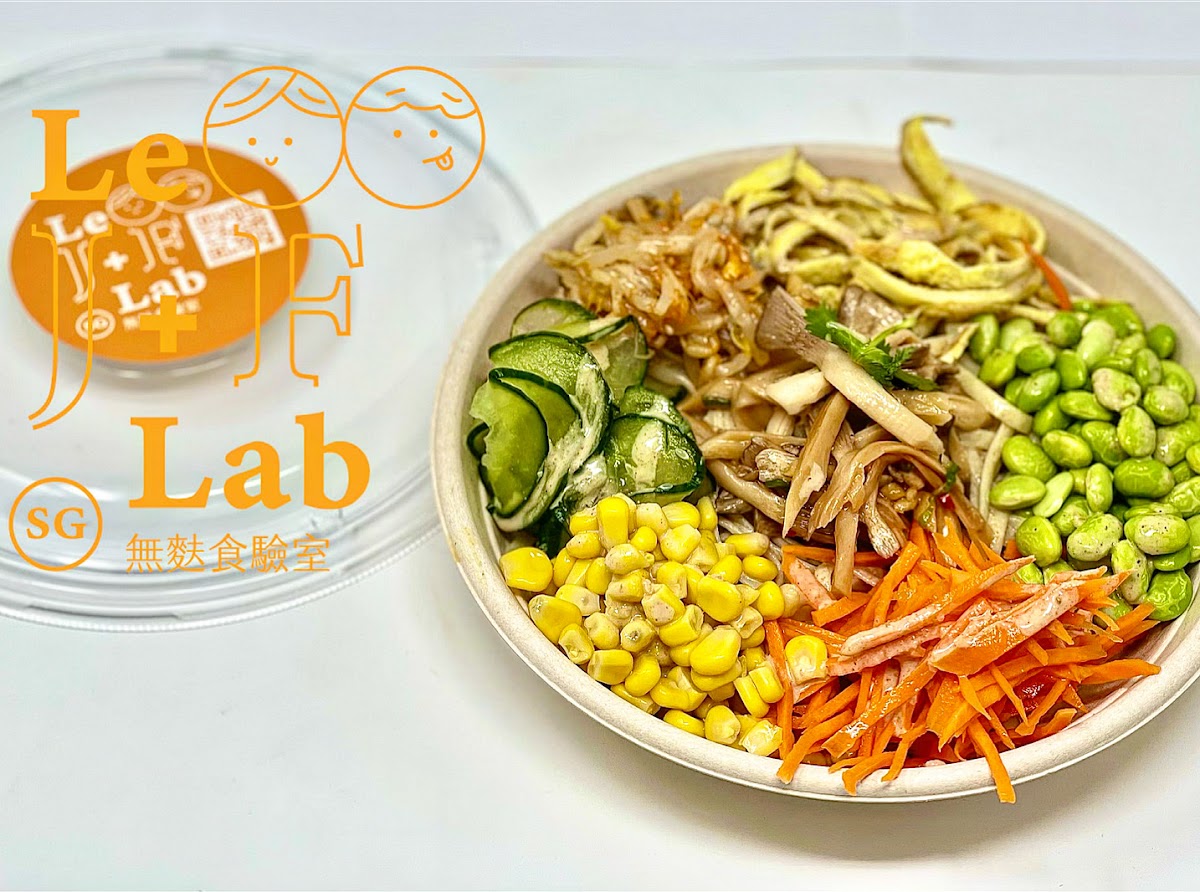 Taiwanese Sesame Noodles Salad Bowl