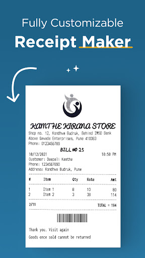 Screenshot POS Bluetooth Thermal Print