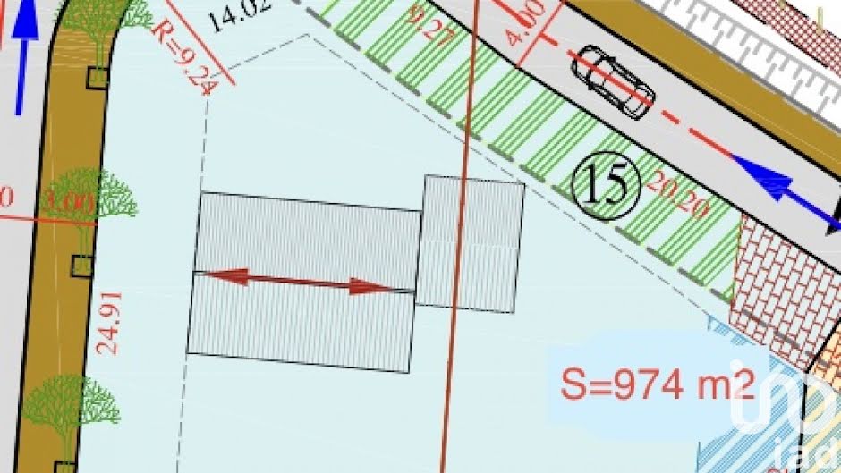 Vente terrain  974 m² à Rustrel (84400), 123 000 €