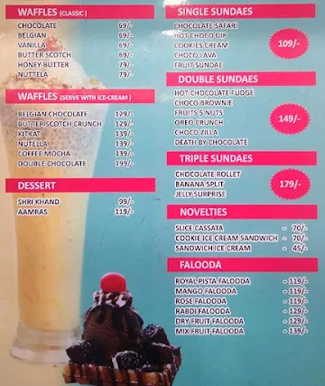 Havmor menu 