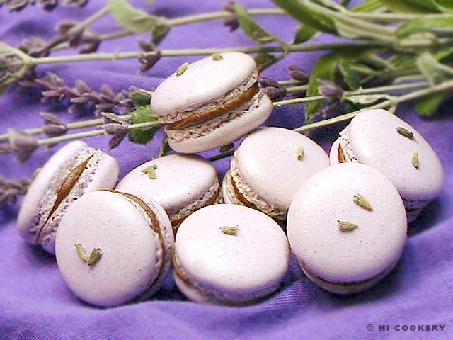 Lavender Macarons