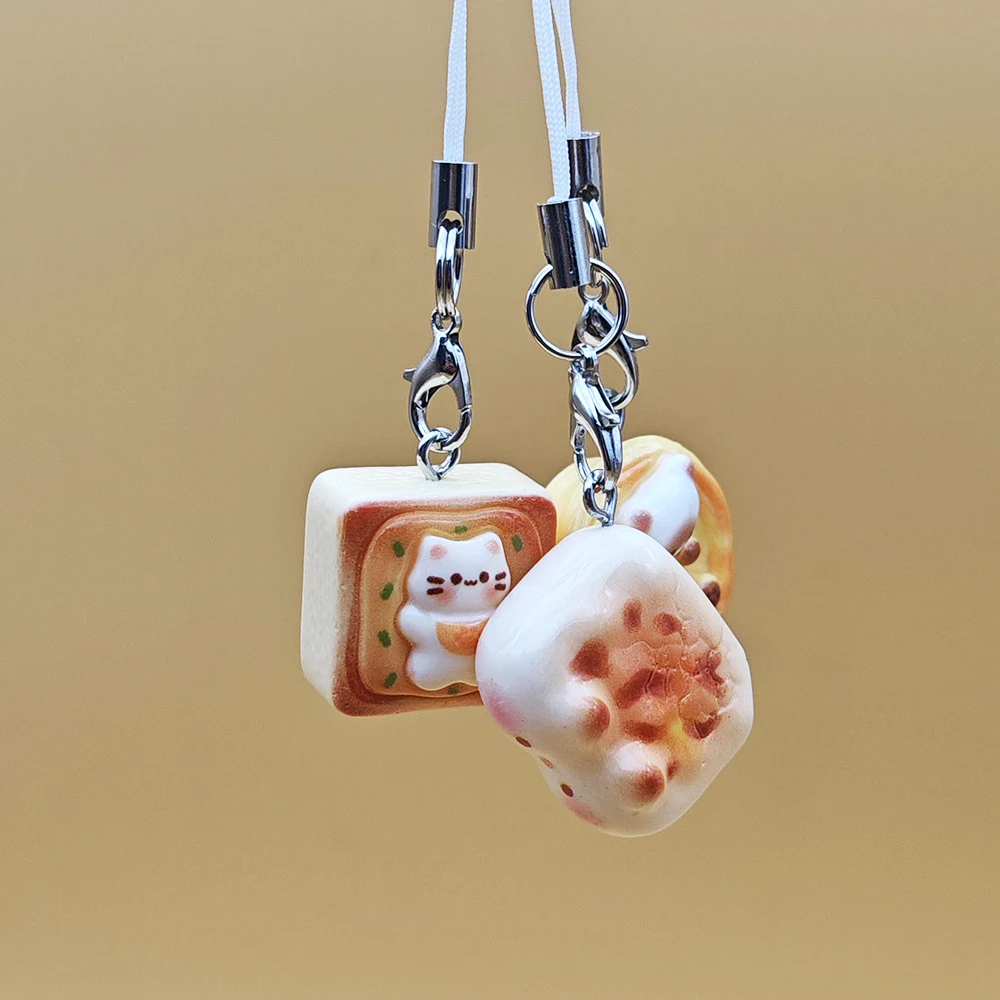 Title 8, New Cute Kitten Egg Tart Simulation Mobile Phon...