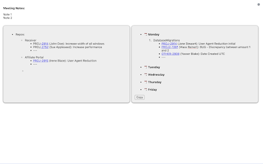 Jira Release Planning Tool