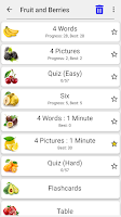 Fruit and Vegetables - Quiz Screenshot