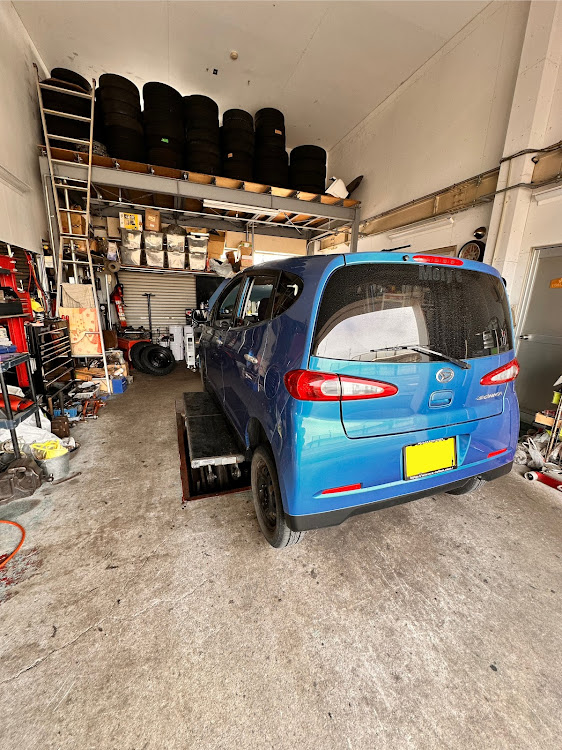 ソニカの車検・バモス・オープンカントリーRT・14インチ・車検整備中に関するカスタム事例の投稿画像3枚目
