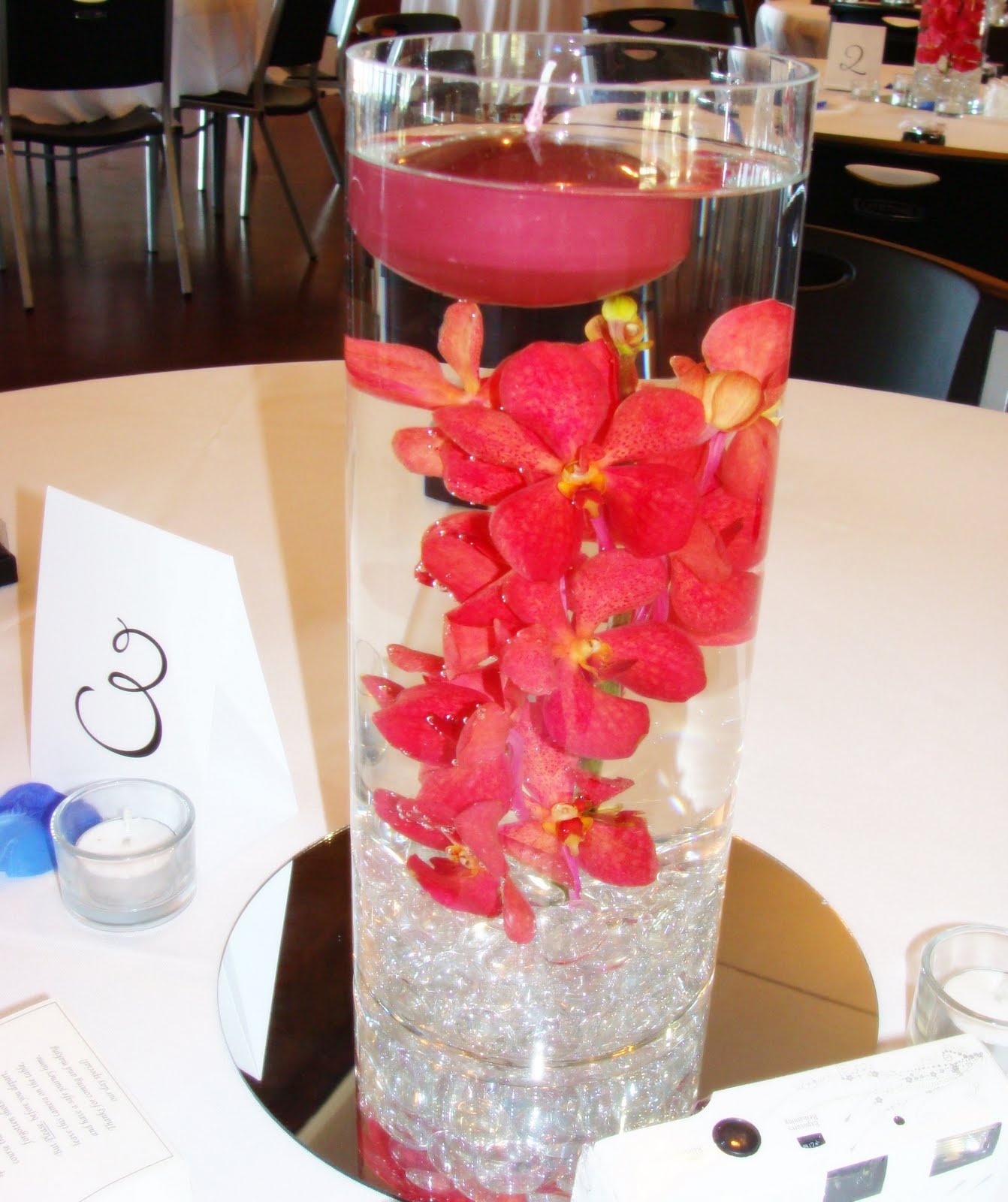 water wedding centerpieces