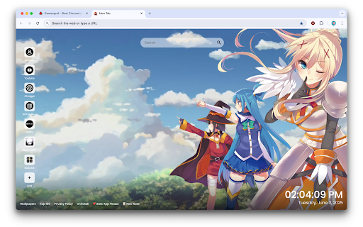 Darkness (KonoSuba) Wallpapers New Tab by Gameograf