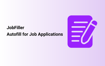 JobFiller - Autofill for Job Applications small promo image