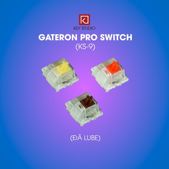 Gateron Pro Switch Rgb Brown Yellow Red Chính Hãng | Switch 3Pin Lube Sẵn Tốt Nhất Trong Phân Khúc