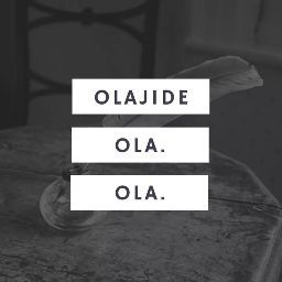Poet Olajide Ola Ola