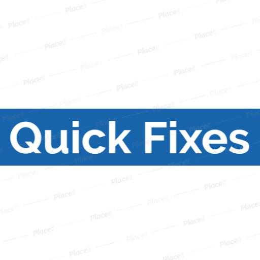 Image pertaining to QUICK FIXES