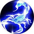 Avis de scorpionbleu. avec une note de 5 sur 5