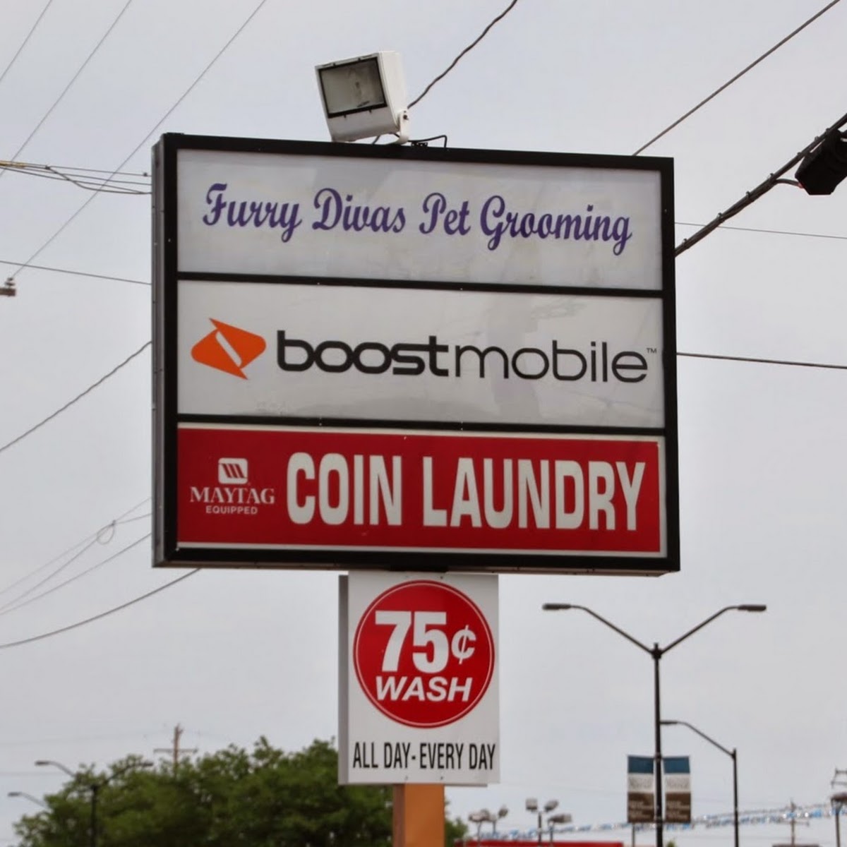 Self-service laundry at Green Bay, Military Ave Maytag Coin Laundry, Green Bay, WI