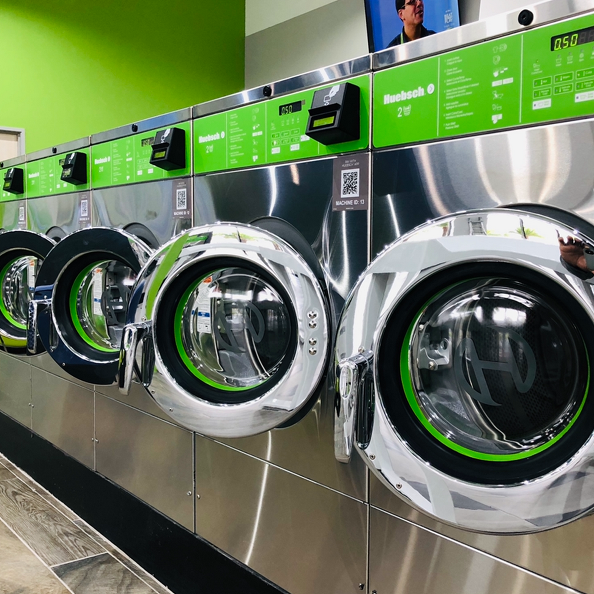 SpinXpress Laundry - Aldine Mail RT - Wash & Fold Services laundromat interior in Houston, TX