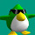 pinguim verde tpose