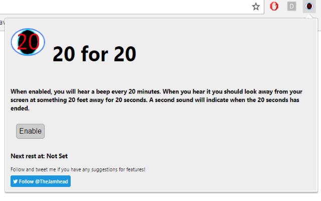 20 for 20 - Eye healthcare reminder Preview image 0