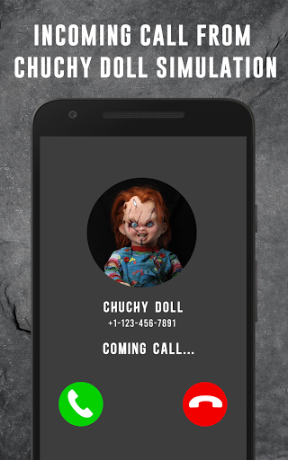 Screenshot Chucky Doll Fake video call