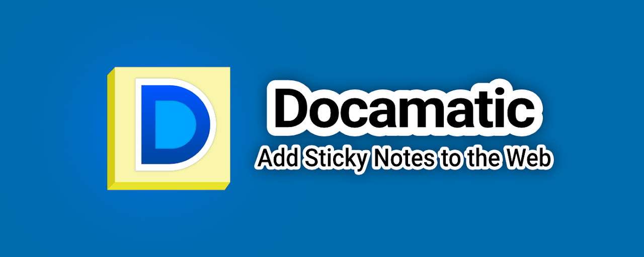 Docamatic - Add Sticky Notes to the Web Preview image 2