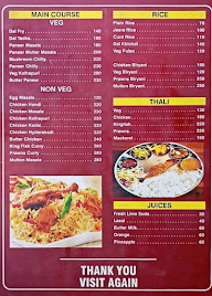 Khushbo Hyderabad Dum Biryani menu 2