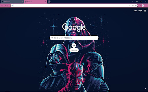 Star Wars Browser Theme Preview 1