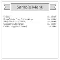 Krispy Chicken menu 1