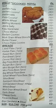 Mother's Bakery menu 6