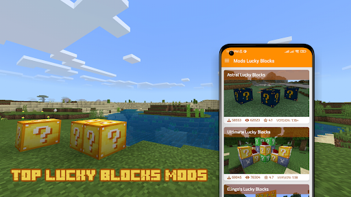 Screenshot Mods Lucky Block for Minecraft