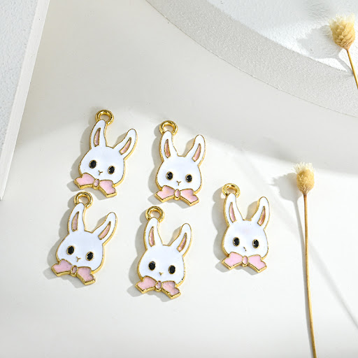 Title 3, Long Eared Rabbit DIY Zinc Alloy Accessories fo...