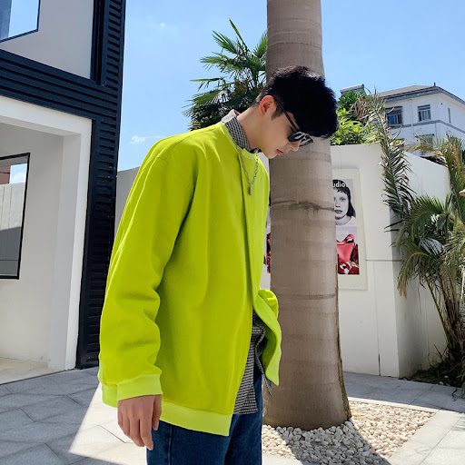 Title 4, Korean Split Design Pullover Jacket. Simple, pl...