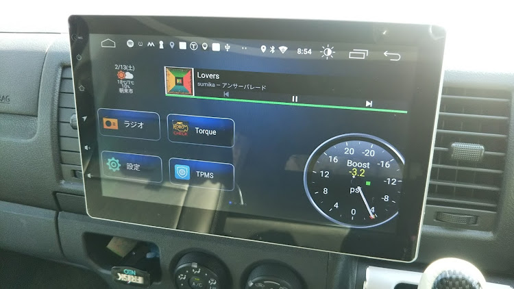 ハイエースバンの廃スマホ・車載 Wi-Fi・盗難対策・車載PCに関するカスタム事例の投稿画像1枚目