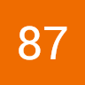 87 87