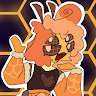 Queen bee “Queen bee” honey comb