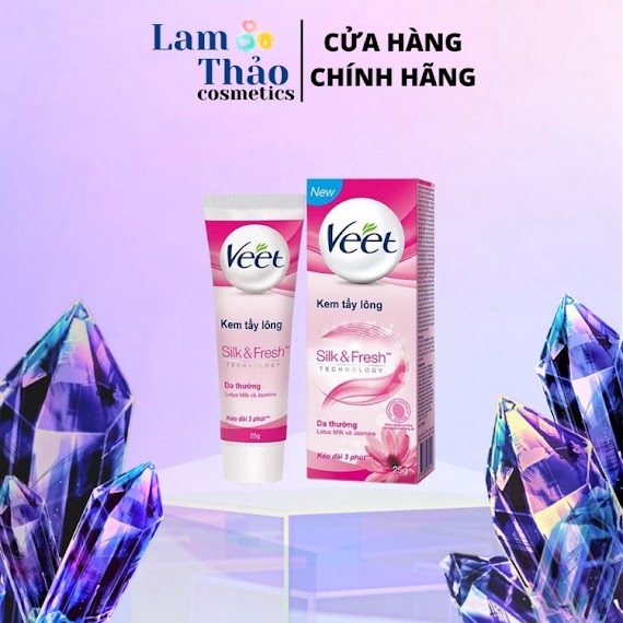 Kem Tẩy Lông Cho Da Thường Veet Silk & Fresh