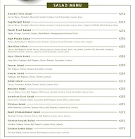 Salad Bowl menu 1