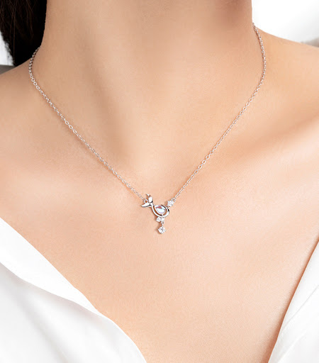 Title 2, Affordable luxury fashion Moonstone pendant blu...
