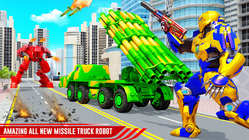 Screenshot Missile Truck Dino Robot Car