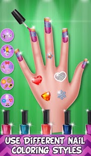 cara memainkan Fashion Doll Nail Art Salon di komputer